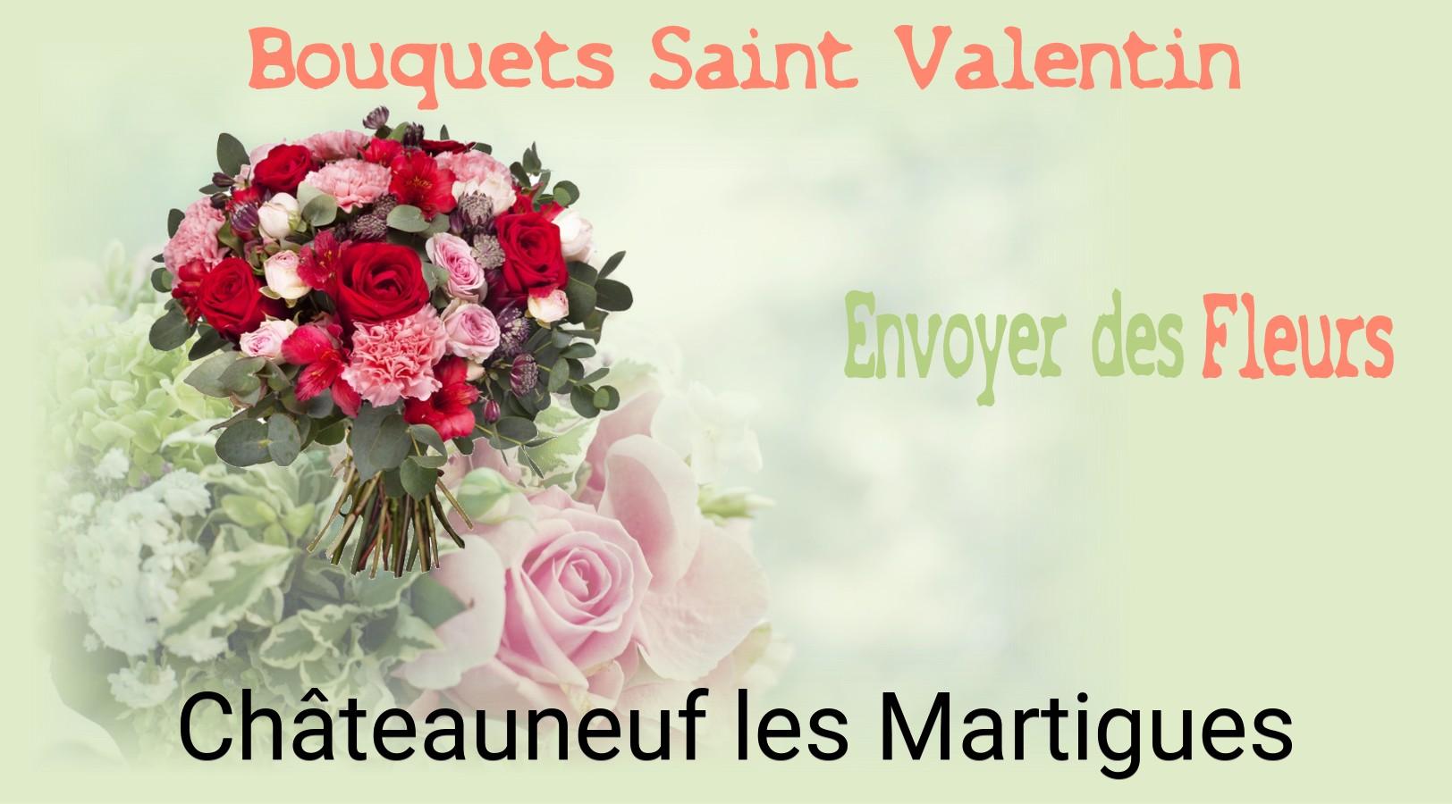 Roses de Saint-Valentin livrées à Châteauneuf-les-Martigues